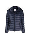 Women's Bles Hooded Lightweight Padding Night Blue - MONCLER - BALAAN 1