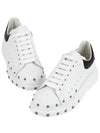 Studded Oversole Low-Top Sneakers White Black - ALEXANDER MCQUEEN - BALAAN 4