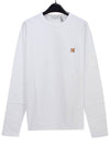 Fox Head Patch Regular Long Sleeve T-Shirt White - MAISON KITSUNE - BALAAN 2