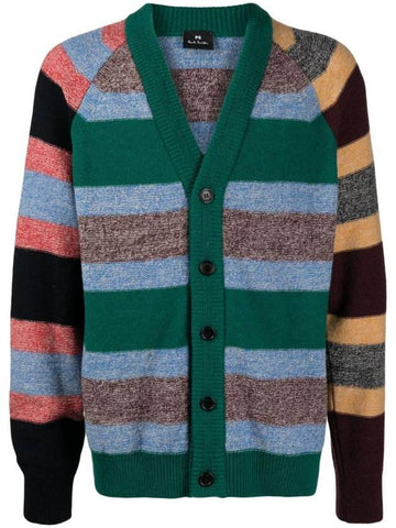 Striped Raglan Cardigan - PAUL SMITH - BALAAN 1