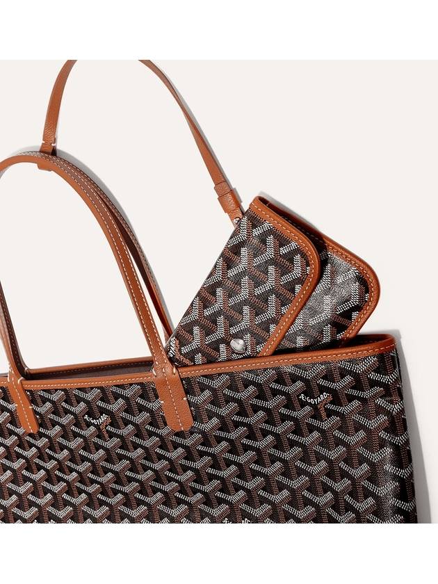 Saint Louis Saint Louis PM Tote Bag Black Tan - GOYARD - BALAAN 5