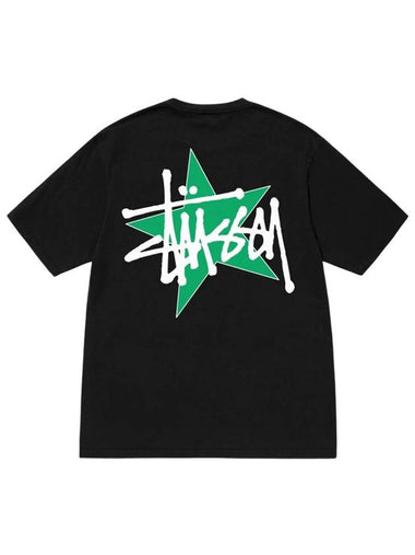 star pigment t shirt black men - STUSSY - BALAAN 1