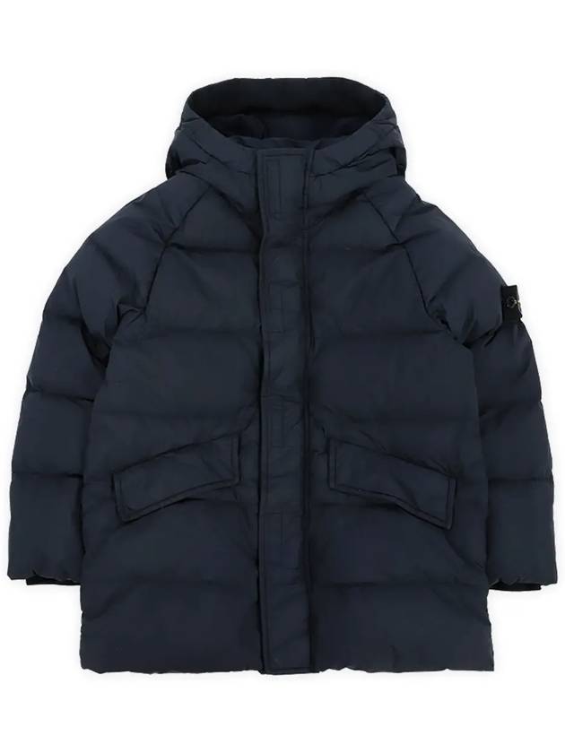 Raglan Down Padding Navy - STONE ISLAND - BALAAN 4