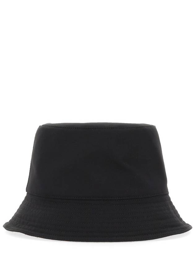 Logo Reversible Bucket Hat Black - ALEXANDER MCQUEEN - BALAAN 4