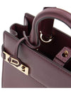 Tempete Crush Silky Calf Leather Tote Bag Rosewood - DELVAUX - BALAAN 7
