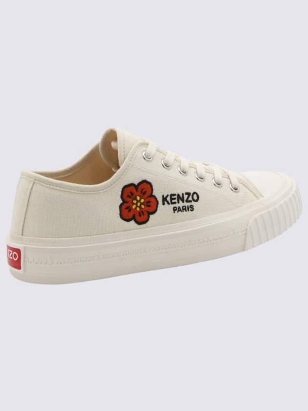 Foxy Canvas Low Top Sneakers White - KENZO - BALAAN 3