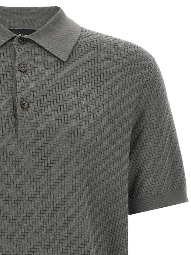 Brioni Knitted Polo Shirt - BRIONI - BALAAN 3