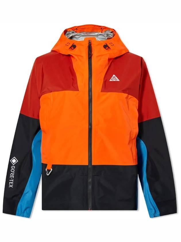 Storm Fit ADV ACG Chain of Craters Hoodie Jacket Orange Black - NIKE - BALAAN.