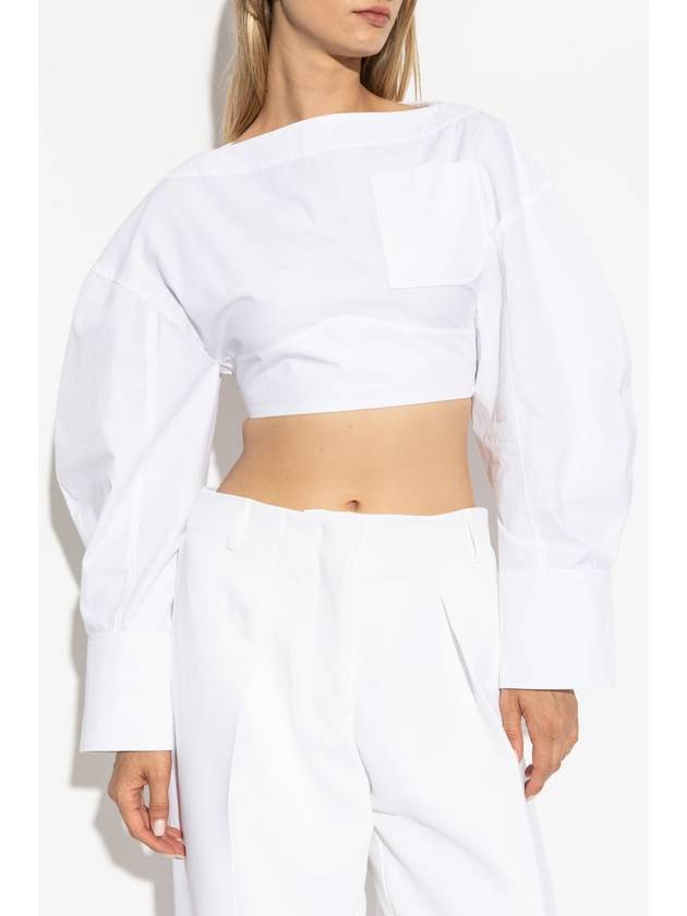 Jacquemus Top With Back Cutout, Women's, White - JACQUEMUS - BALAAN 3