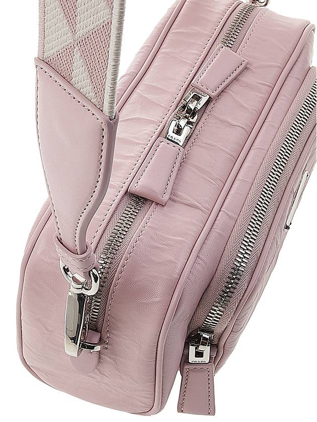 Nappa Leather Multi-Pocket Cross Bag Pink - PRADA - BALAAN 9