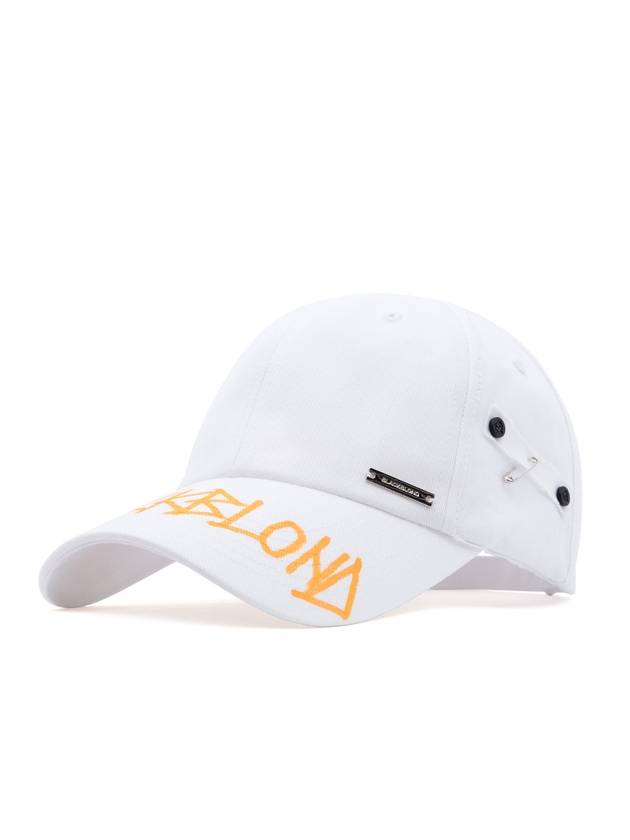 Plate Signature Logo Cap White - BLACKBLOND - BALAAN 2