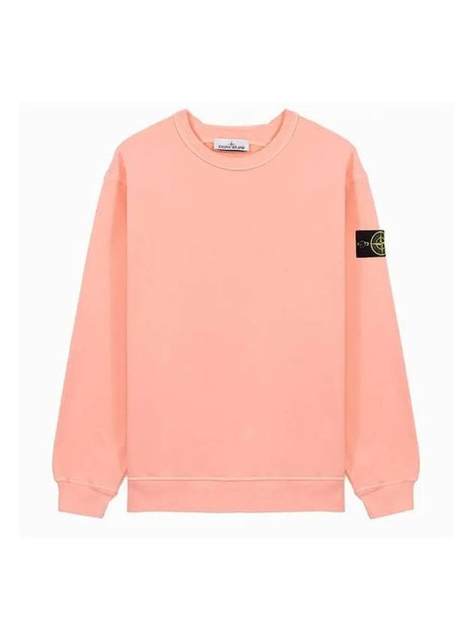 Waffen Patch Crew Neck Sweatshirt Pink - STONE ISLAND - BALAAN.