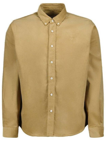 De Coeur Oxford Long Sleeve Shirt Sand - AMI - BALAAN 2