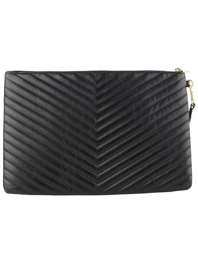 440222 Monogram Matelasse Document Holder Clutch Bag Large 33997 - SAINT LAURENT - BALAAN 3