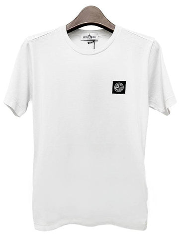 Kids Logo Patch Short Sleeve T Shirt 6 8 Ivory 791620147 V0093 - STONE ISLAND - BALAAN 1