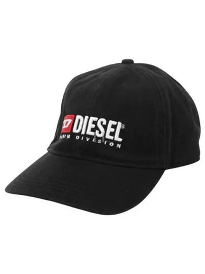 Corry Div Wash Logo Embroidery Base Ball Cap Black - DIESEL - BALAAN 2