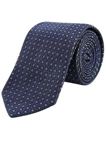 Print Tie Blue - SALVATORE FERRAGAMO - BALAAN 1