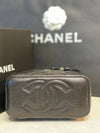 Classic Caviar Vanity Cross Bag Gold Plated Black - CHANEL - BALAAN 8