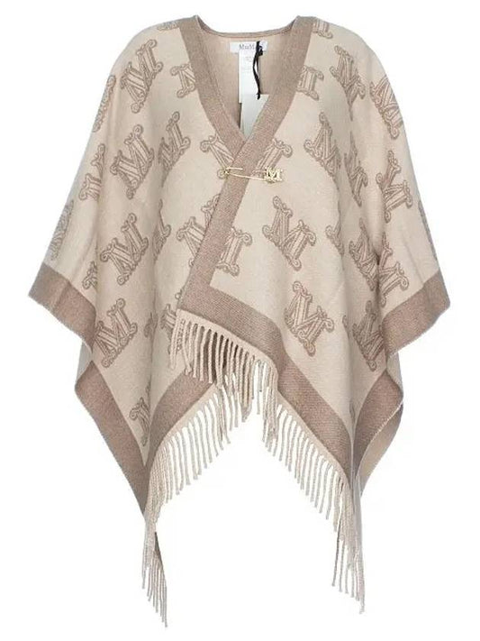 FRINE logo cape shawl 2347360937 001 - MAX MARA - BALAAN 1