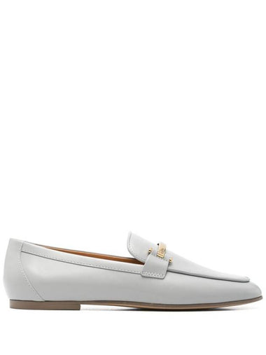 Tod'S Branded Metal Bar Leather Loafers Shoes - TOD'S - BALAAN 1