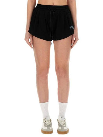 short pants 3641MDB72 24700299 BLACK - MSGM - BALAAN 1