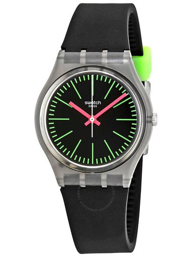 Swatch Fluo Loopy Black Dial Ladies Watch GM189 - SWATCH - BALAAN 1