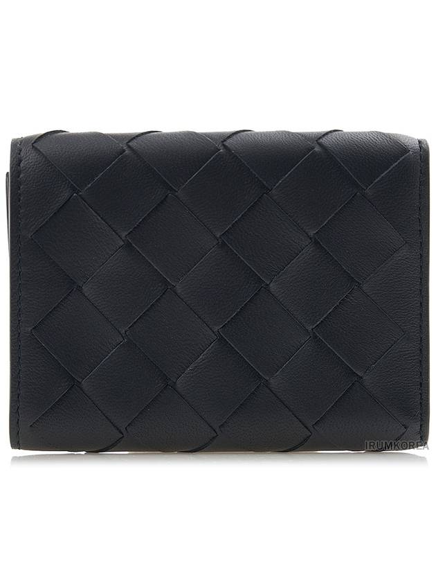 Intrecciato Half Wallet Black - BOTTEGA VENETA - BALAAN 4