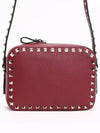 Rockstud Square Cross Bag Red - VALENTINO - BALAAN 6