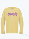 Desenho Manches Longues Daisy Logo Cotton Long Sleeve T-Shirt Green - JACQUEMUS - BALAAN 2