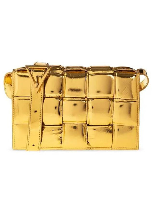 Padded Cassette Cross Bag Gold - BOTTEGA VENETA - BALAAN 2