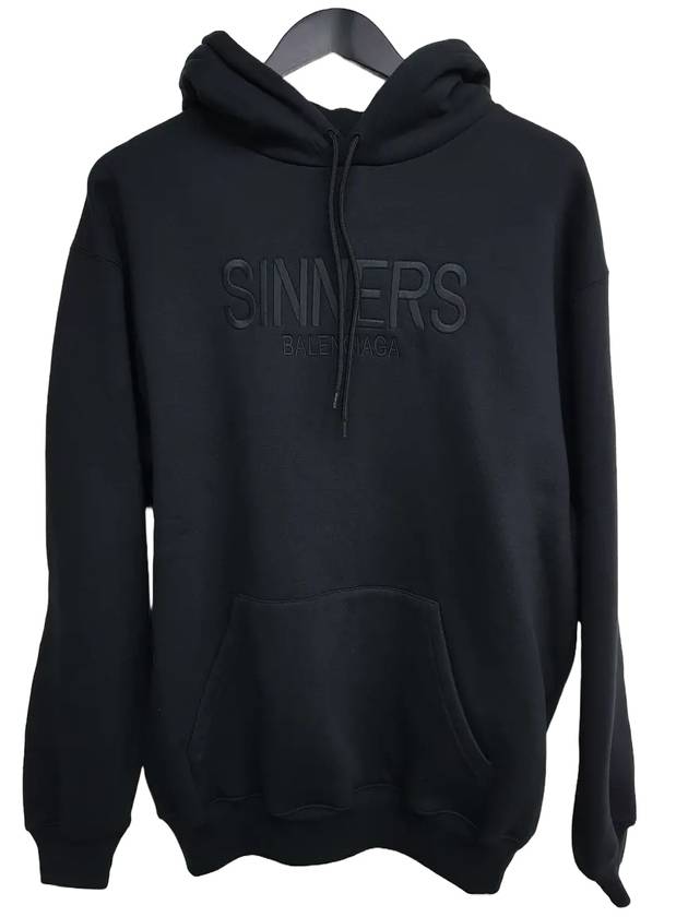 BALENCIAGA Sinners Hoodie Black487209 TBV45 1000 BALAAN