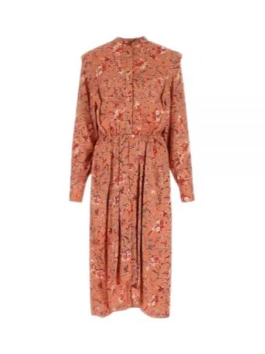 OKLEYA RO2025 22A037E 11PA OKLEYA floral midi dress - ISABEL MARANT - BALAAN 1