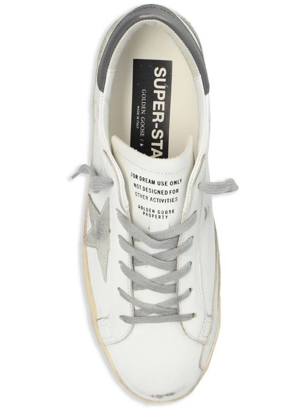 Superstar Leather Low Top Sneakers Grey White - GOLDEN GOOSE - BALAAN 6