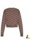 BB Icon Jacquard Knit Top Brown - BALENCIAGA - BALAAN 2