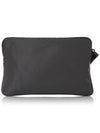 UBA0027 N0080804 GRAY Logo Leather Gray iPad Clutch - KITON - BALAAN 3