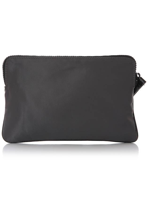 UBA0027 N0080804 GRAY Logo Leather Gray iPad Clutch - KITON - BALAAN 3