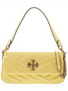 Kira Chevron Pendant Small Flap Shoulder Bag Vintage Lemon - TORY BURCH - BALAAN 2