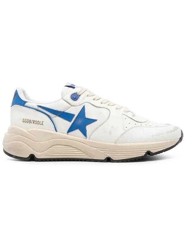 Running Sole Low Top Sneakers White Blue - GOLDEN GOOSE - BALAAN 2