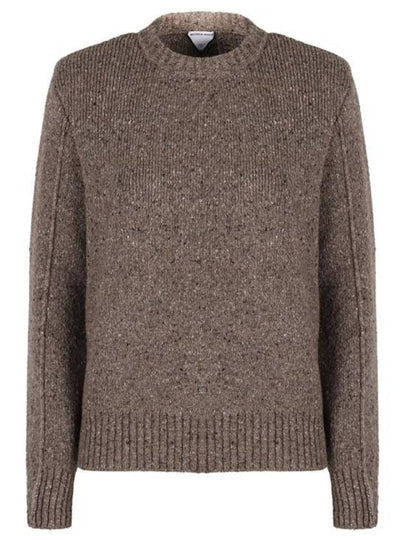 Veneta Crew Neck Knit Top Grey - BOTTEGA VENETA - BALAAN 2