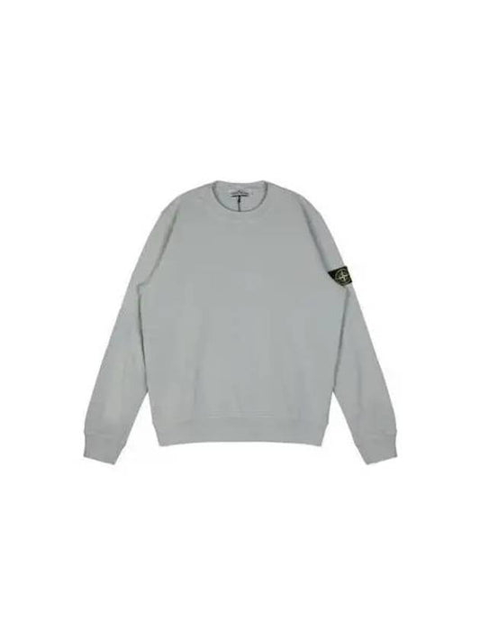 Wappen Patch Crew Neck Sweatshirt Pearly Grey - STONE ISLAND - BALAAN 2