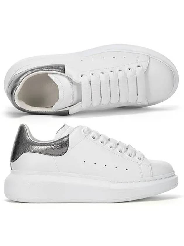 Oversized Low Top Sneakers Black White - ALEXANDER MCQUEEN - BALAAN 3