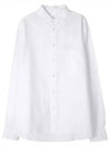 Jasolo Oxford Long Sleeve Shirt White - ISABEL MARANT - BALAAN 1