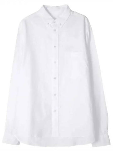 Jasolo Oxford Long Sleeve Shirt White - ISABEL MARANT - BALAAN 1