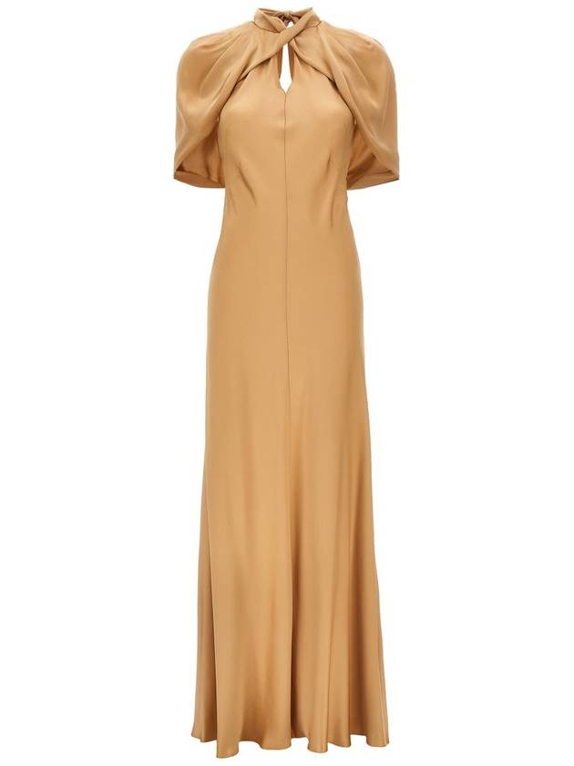 Alberta Ferretti Long Satin Dress - ALBERTA FERRETTI - BALAAN 1