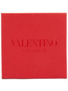 V Logo Signature Leather Belt Black - VALENTINO - BALAAN 7