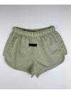 Logo Patch Canvas Shorts Green - FEAR OF GOD - BALAAN 2