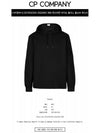 Men's Light Fleece Lens Wappen Hoodie Black - CP COMPANY - BALAAN 3