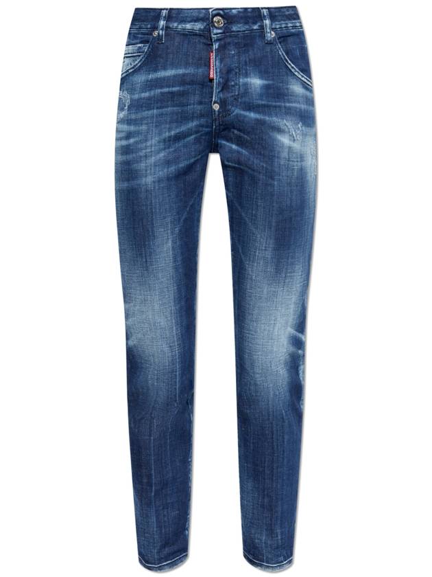 Cool Girl Dark Milky Wash Jeans Navy - DSQUARED2 - BALAAN 2