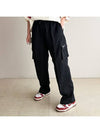 High Rise Woven Cargo Pants Black - NIKE - BALAAN 2