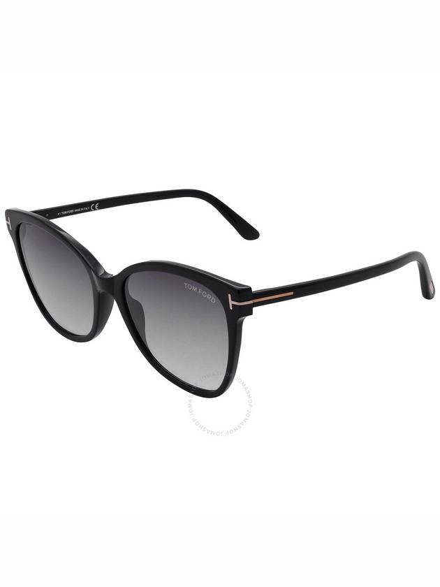 Tom Ford Ani Grey Gradient Cat Eye Ladies Sunglasses FT0844 01B 58 - TOM FORD - BALAAN 3